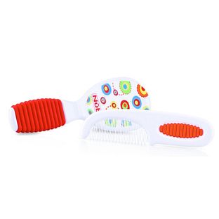 Nuby Kam En Borstel De Luxe 2ST Nuby Kam En Borstel De Luxe 2ST