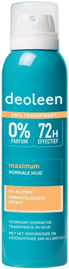 Deoleen Anti-transpirant Deodorant Spray Maximum afbeelding