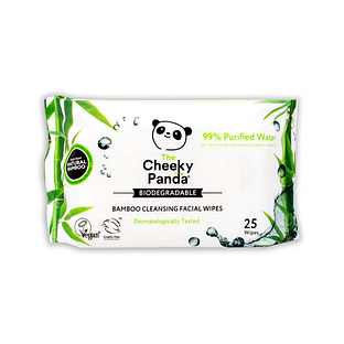 The Cheeky Panda Bamboo Cleansing Facial Wipes 25ST The Cheeky Panda Bamboo Cleansing Facial Wipes 25ST