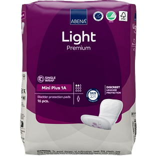 ABENA Light Premium Mini Plus 1A Inlegverband 16ST ABENA Light Premium Mini Plus 1A Inlegverband 16ST