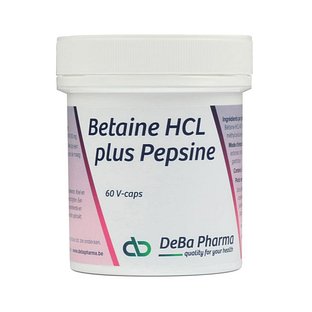 DeBa Pharma Betaine Hcl 400 mg Capsules 60VCP