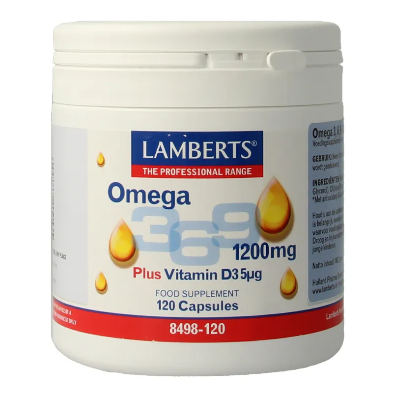 Lamberts Omega 3 6 9 1200 mg Capsules 120CP