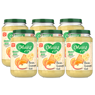 Olvarit 12m+ Banaan Sinaasappel Koek 200GR