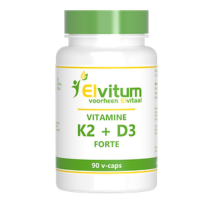 Elvitum Vitamine K2 D3 Forte Vegicaps 90CP