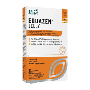 Equazen Jelly Omega 3 & 6 Vetzuren Kauwbare Jellies 30ST