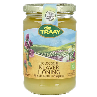 De Traay Biologische Klaver Met Bloemenhoning 350GR