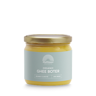 Mattisson HealthStyle Biologische Ghee Geklaarde Boter 300GR