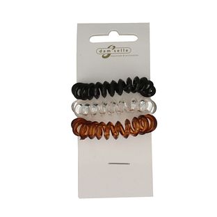 Damselle Haarelastiek Invisible 3ST