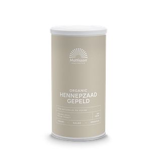Mattisson HealthStyle Biologische Hennepzaad Gepeld 250GR