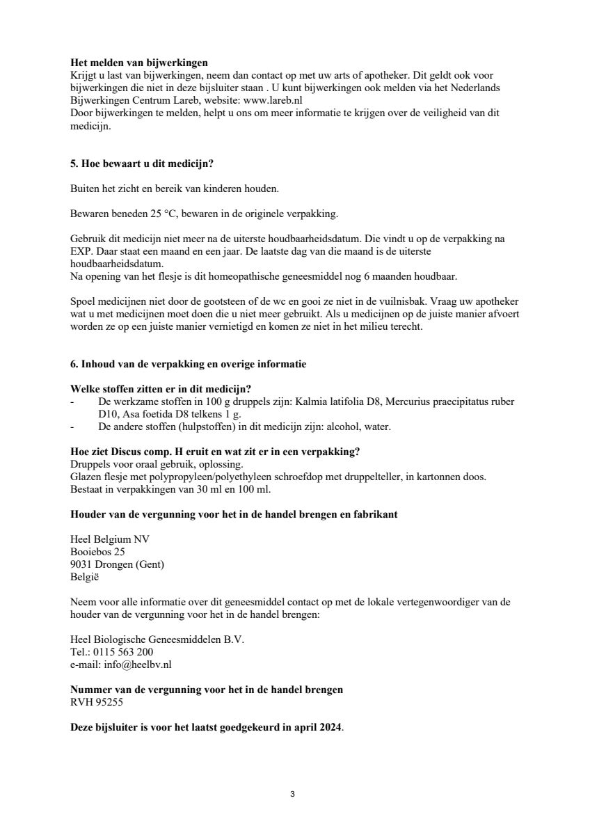 Discus Compositum H afbeelding van document #3, leaflet