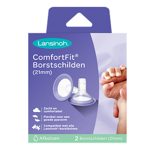Lansinoh Comfort Fit 21mm Borstschild 2ST