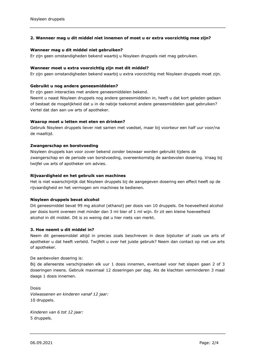 Nisyleen Druppels afbeelding van document #2, leaflet