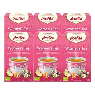 Yogi Tea Women's Tea Voordeelverpakking 6x17ST Yogi Tea Women's Tea Voordeelverpakking 6x17ST