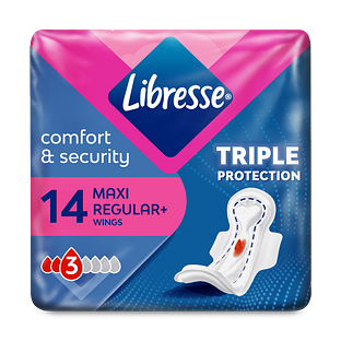 Libresse Maxi Normal Wing Maandverband 14ST