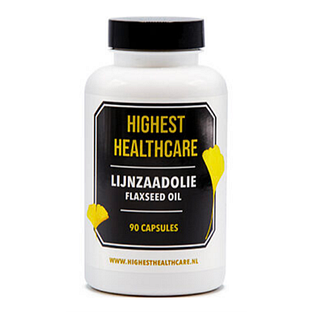 Highest Healthcare Lijnzaadolie Capsules 90CP