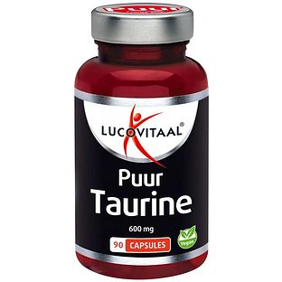 Lucovitaal Taurine Puur 600mg Capsules 90CP