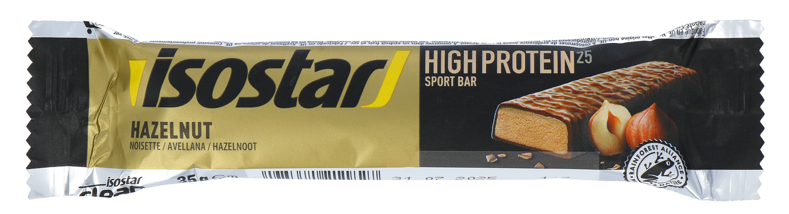 Isostar Eiwitreep High Protein Hazelnoot 35GR
