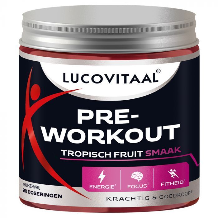 Lucovitaal Pre-Workout Tropisch Fruit 200GR
