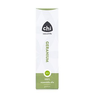 Chi Natural Life Geranium Etherische Olie Bio 10ML Chi Natural Life Geranium Etherische Olie Bio 10ML