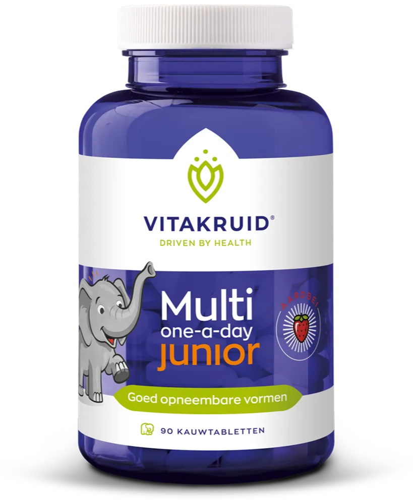 Vitakruid Multi one-a-day Junior Kauwtabletten 90KTB