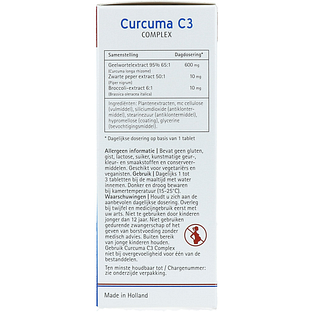 Vitalize Curcuma C3 Complex Tabletten 60st