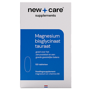 New Care Magnesium Bisglycinaat Tauraat Tabletten 120TB