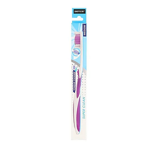 Sence Tandenborstel Medium Super Clean Paars 1ST