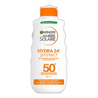 Garnier Ambre Solaire Hydra 24h Protect SPF50+ Zonnemelk 175ML Garnier Ambre Solaire Hydra 24h Protect SPF50+ Zonnemelk 175ML