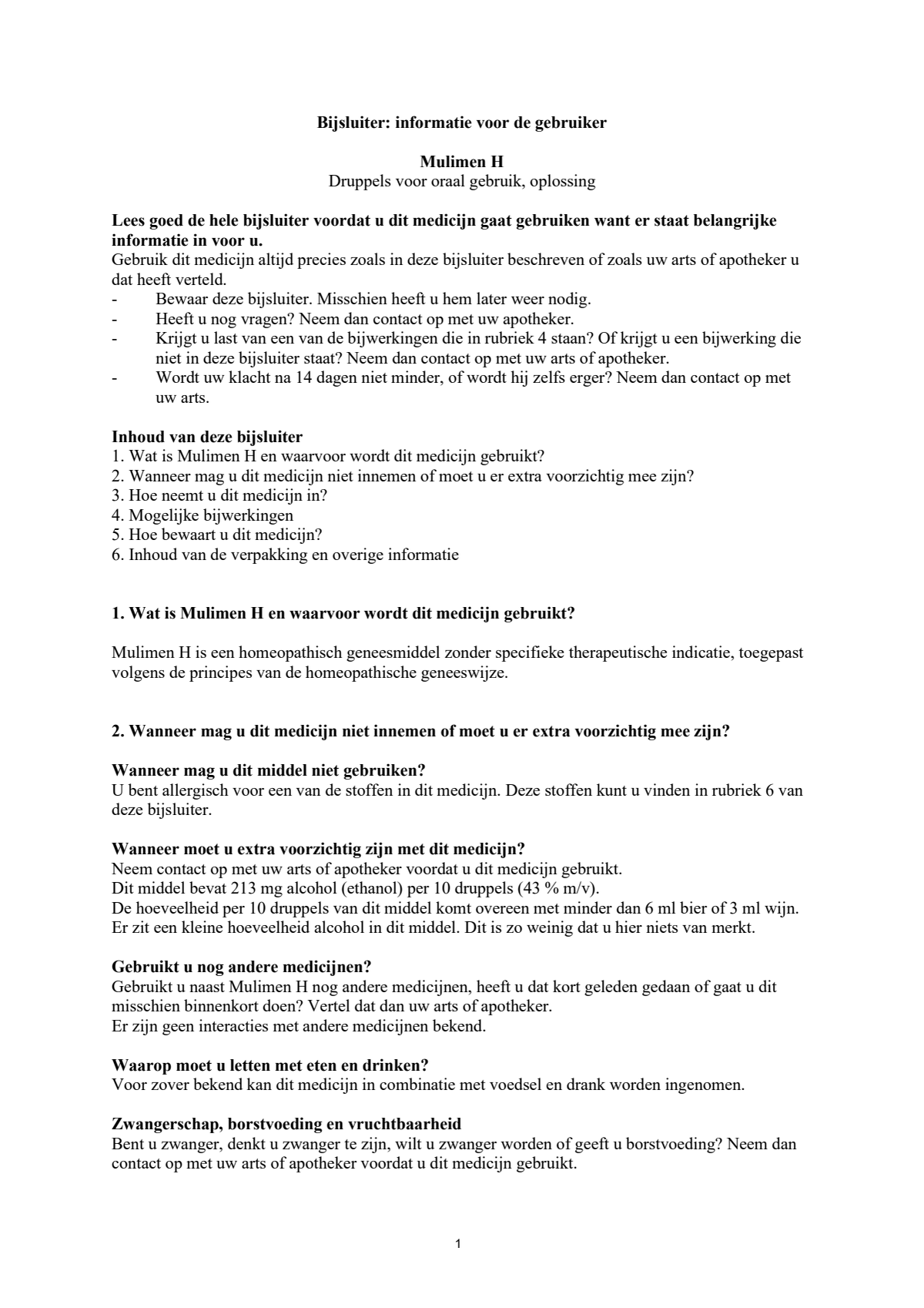 Mulimen H afbeelding van document #1, leaflet