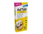 Advantage AdTab Hond 2,5 - 5,5 kg Kauwtabletten 3TB Advantage AdTab Hond 2,5 - 5,5 kg Kauwtabletten 3TB
