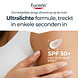 Eucerin Sun Oil Control Gel-Crème Dry Touch SPF50 200ML Handmodel, op arm en crème, voordelen Eucerin Sun Oil Control Gel-Crème Dry Touch SPF50 200ML Handmodel, op arm en crème, voordelen