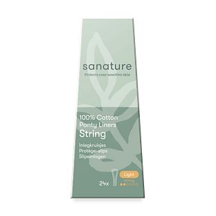 Sanature 100% Katoenen Inlegkruisjes String Light 24ST