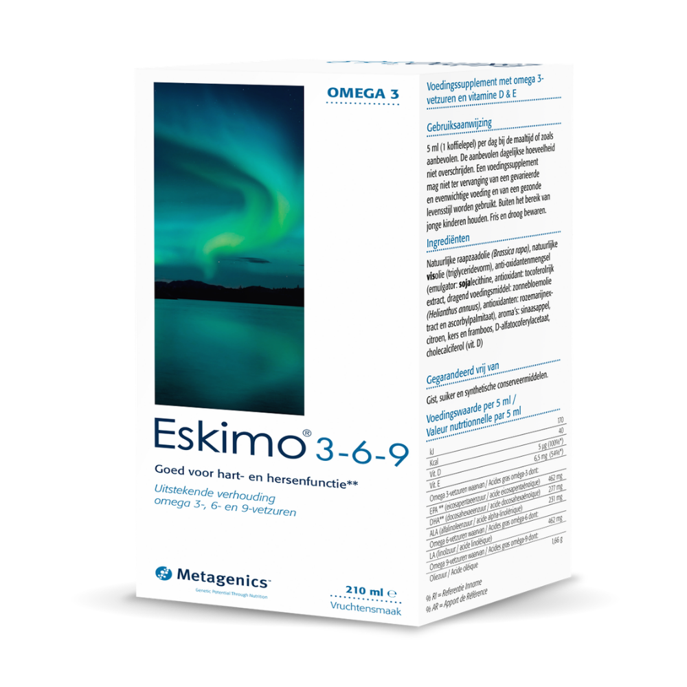 Metagenics Eskimo 3-6-9 Vloeibaar 210ML