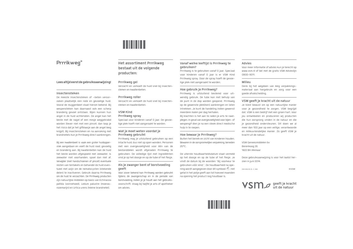 Prrrikweg Roller afbeelding van document #1, instructions