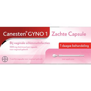 Canesten Canesten Gyno 1 Zachte Capsule - 1 daagse behandeling 1CP