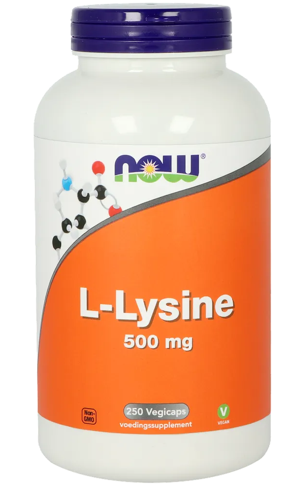 NOW L Lysine 500mg Capsules 250VCP