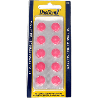 Duodent Poetscontrole Tabletten 10ST Duodent Poetscontrole Tabletten 10ST