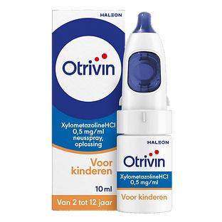 Otrivin Xylometazoline HCI 0,5 mg/ml Kinder Neusspray bij een verstopte neus 10ML