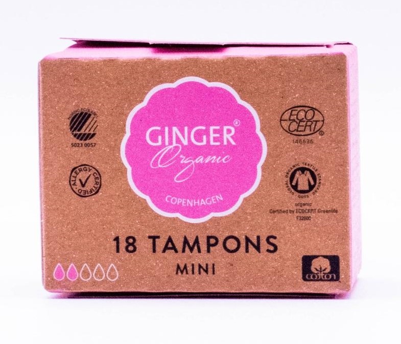 Ginger Organic Tampons Mini afbeelding