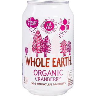 Whole Earth Organic Cranberry Soda 330ML