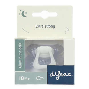 Difrax Fopspeen Natural 18+ Maanden - Glow in the Dark 1ST