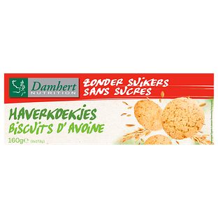 Damhert Haver Koekjes - Zonder Suikers 160GR