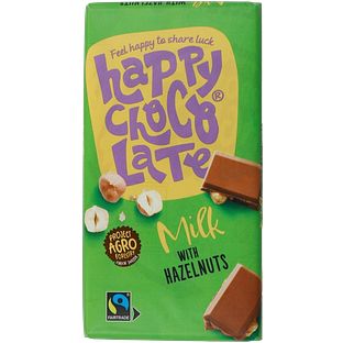 Happy Chocolate Melk Hazelnoot 200GR