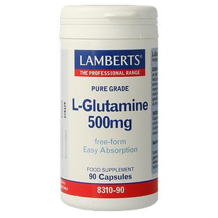 Lamberts L-Glutamine 500mg Vegacapsules 90VCP
