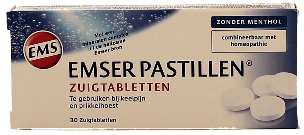 Emser Pastillen Zonder Menthol Zuigtabletten afbeelding