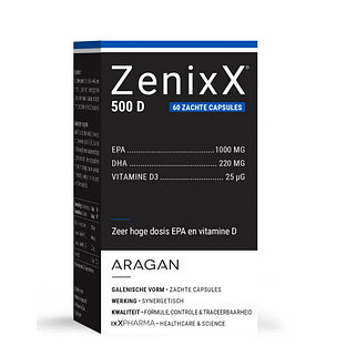 ixX ZenixX 500 D Softgels 60SG ixX ZenixX 500 D Softgels 60SG