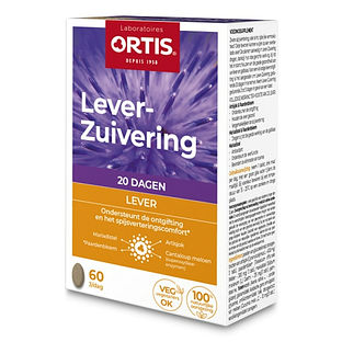 Ortis Lever-Zuivering Tabletten 60TB