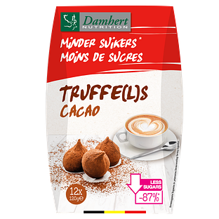 Damhert Minder Suikers Truffels Cacao 120GR