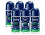 Nivea Men Fresh Sensation Antbacterial Deoroller Voordeelverpakking 6x50ML