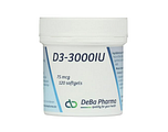 DeBa Pharma Vitamine D3-3000 IU 75 Mcg Softgels 120SG